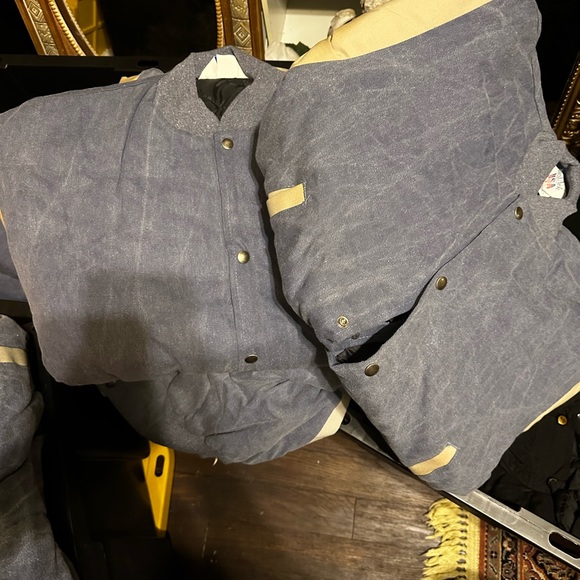 Vintage denim bomber jacket - Picture 7 of 7